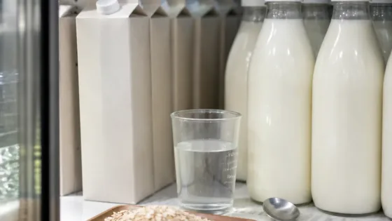 Une analyse d'ACV situe la boisson d'avoine Bjorg à 0,377 kg CO2e le litre, 65 % de moins que le lait