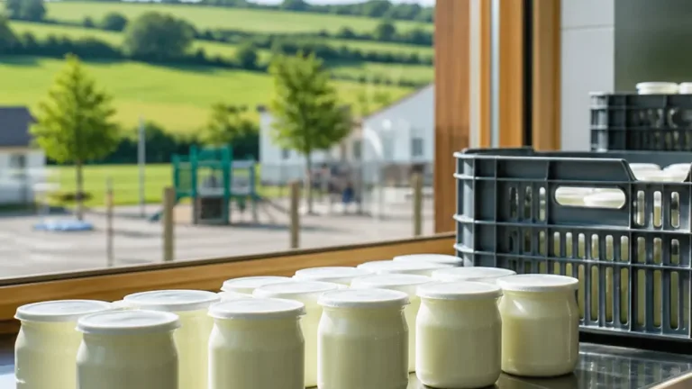 À Brest, les yaourts bio d’une ferme finistérienne arrivent dans les cantines