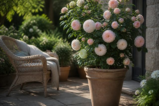 Rosier grimpant en pot : guide complet 2026